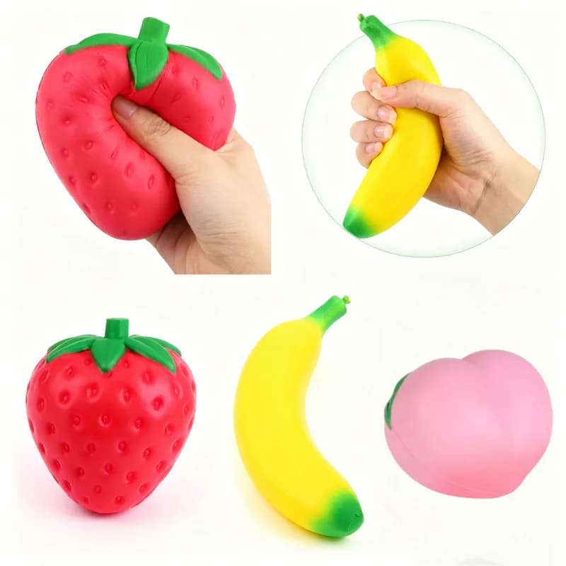 Super Jumbo Fragola Squishy Lento Aumento Antistress per Adulti Anti- Ansia Agitarsi Giocattolo Per Bambini Adulti Spremere con Giocattolo Non Tossico