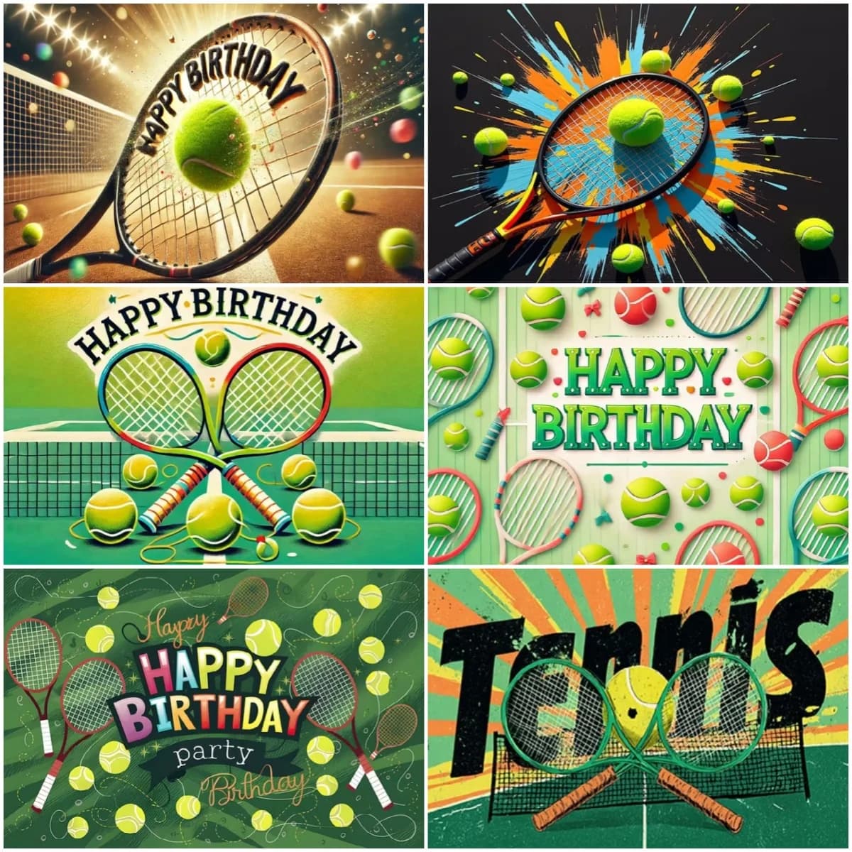 Tennis Balls Sport Theme Boys Girls Birthday Party Decoration Backdrop Tennis Game Poster Banner Club Decor Photography Backdrop