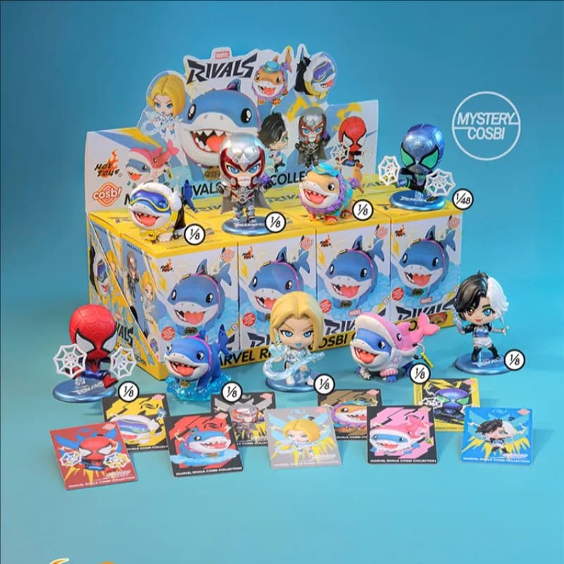 Hot Toys Genuine Marvel Rivals Cosbi Mystery Blind Box - Statuetta Trendy da Collezione per Desktop, Regalo di Compleanno per i Fan Marvel