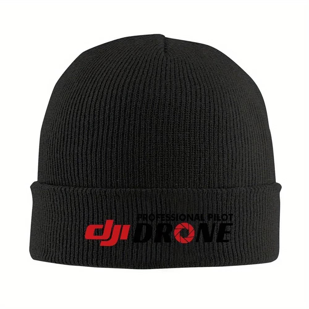 1pc DJI Professional Pilot Drone Accessories Winter Beanie Hat For Women Men Skull Knitted Hat Cap Beanies Skullies