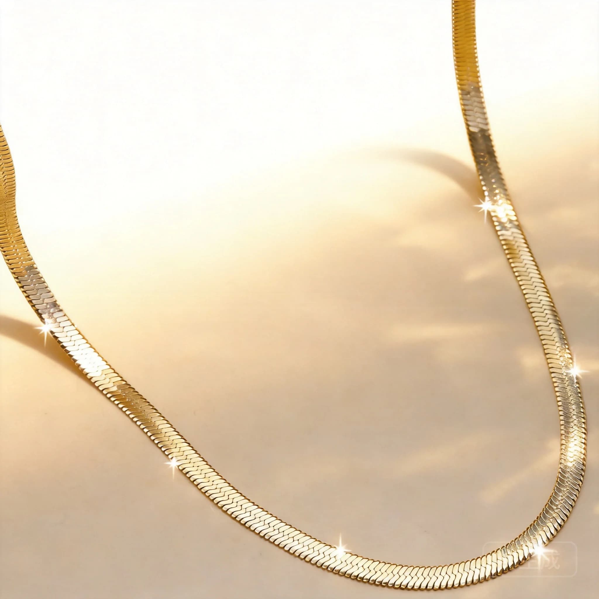 Titanium Steel Blade Flat Snake Bone Chain Necklace For Men Women Trendy Versatile Fashion Daily Outfit Wear Clavicle Chain Jewe