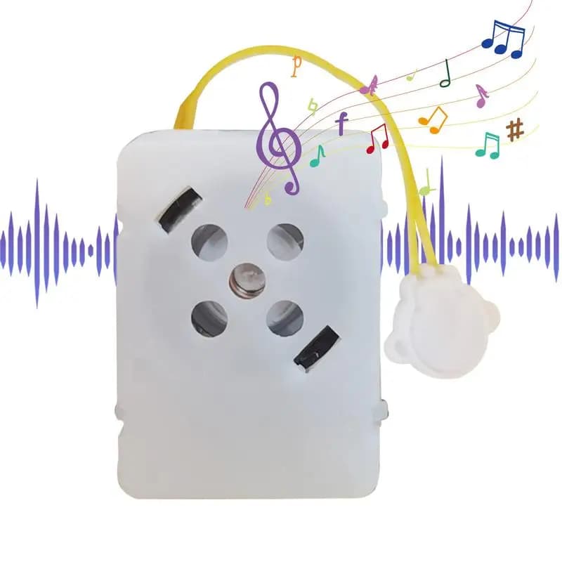 Modulo audio registrabile con scatola vocale Dispositivo per registratore di messaggi vocali giocattolo di peluche Registratore di suoni per animali di peluche Voce chiara