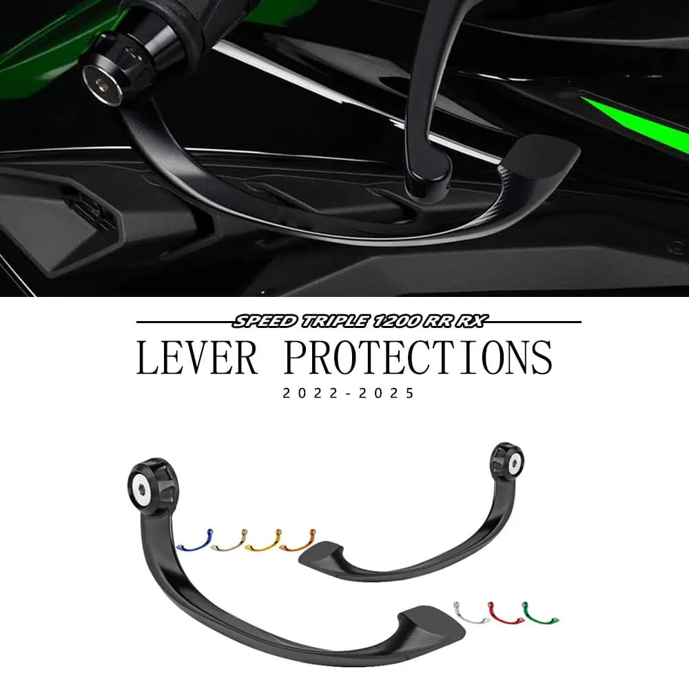 Protezione Leva Freno Moto per Speed Triple 1200 RR RX, Protezione Leva Frizione per SPEED TRIPLE 1200 RR RX 2022-2025
