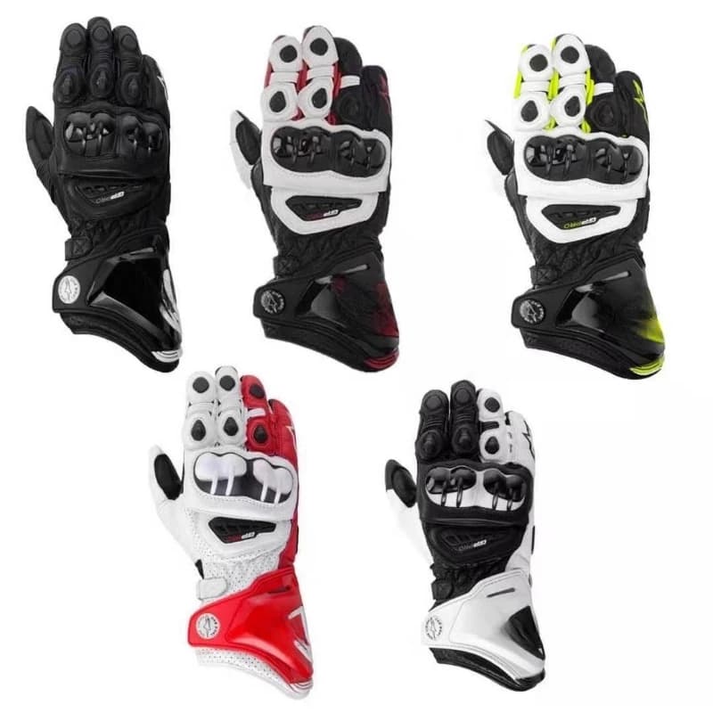 Classic Touch Screen Gloves in Motorcycle Leather, Four Seasons, Long Style and Short, Race Gloves