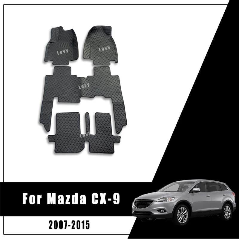 Car accessories Car mats Car mats Luggage mats for Mazda CX-9 2007 2008 2009 2010 2011 2013 2015 cx9 (7 seats)
