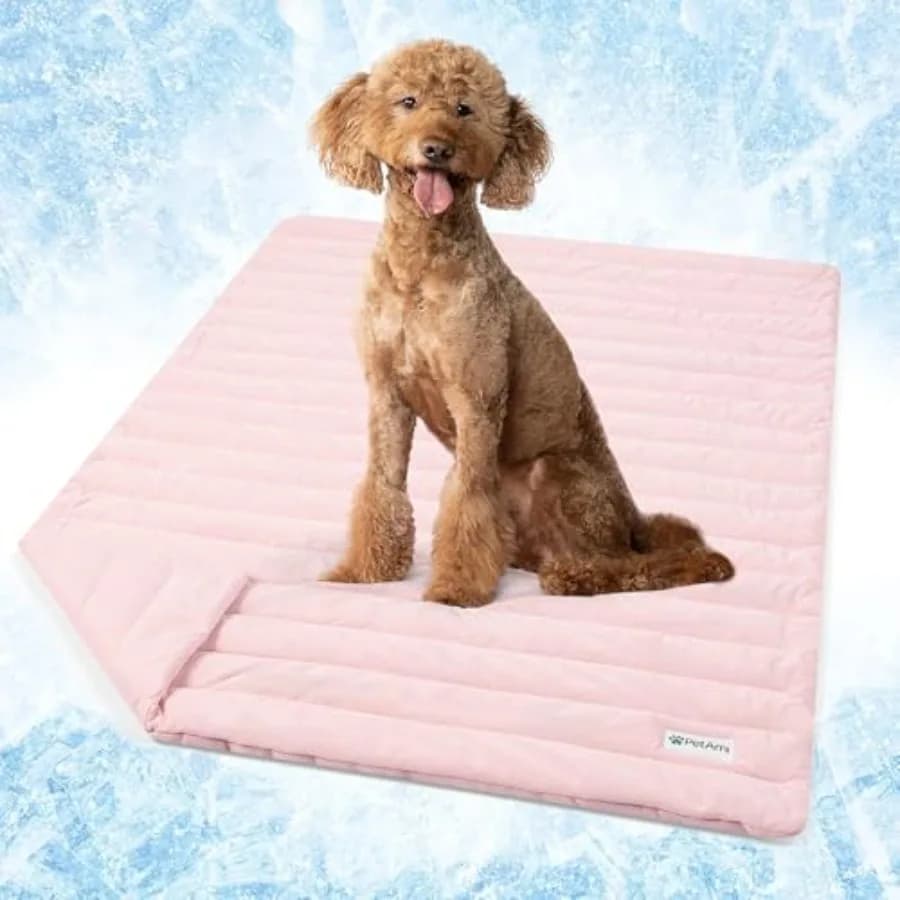 Tappetino Refrigerante Premium per Cani, Coperta Rinfrescante per Gabbie e Cuccette, Tappetino Rinfrescante per Gatti da Interno, Copridivano Refrigerante Q-MAX per S