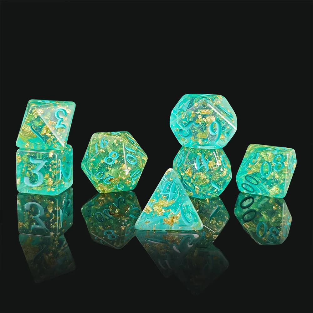 7 Pz/set Glitter Dice Set DnD RPG Giochi Da Tavolo Dadi Set Intrattenimento Giochi Da Tavolo Dadi Gioco Popolare Casa Adulti Bambini Gioco Dadi