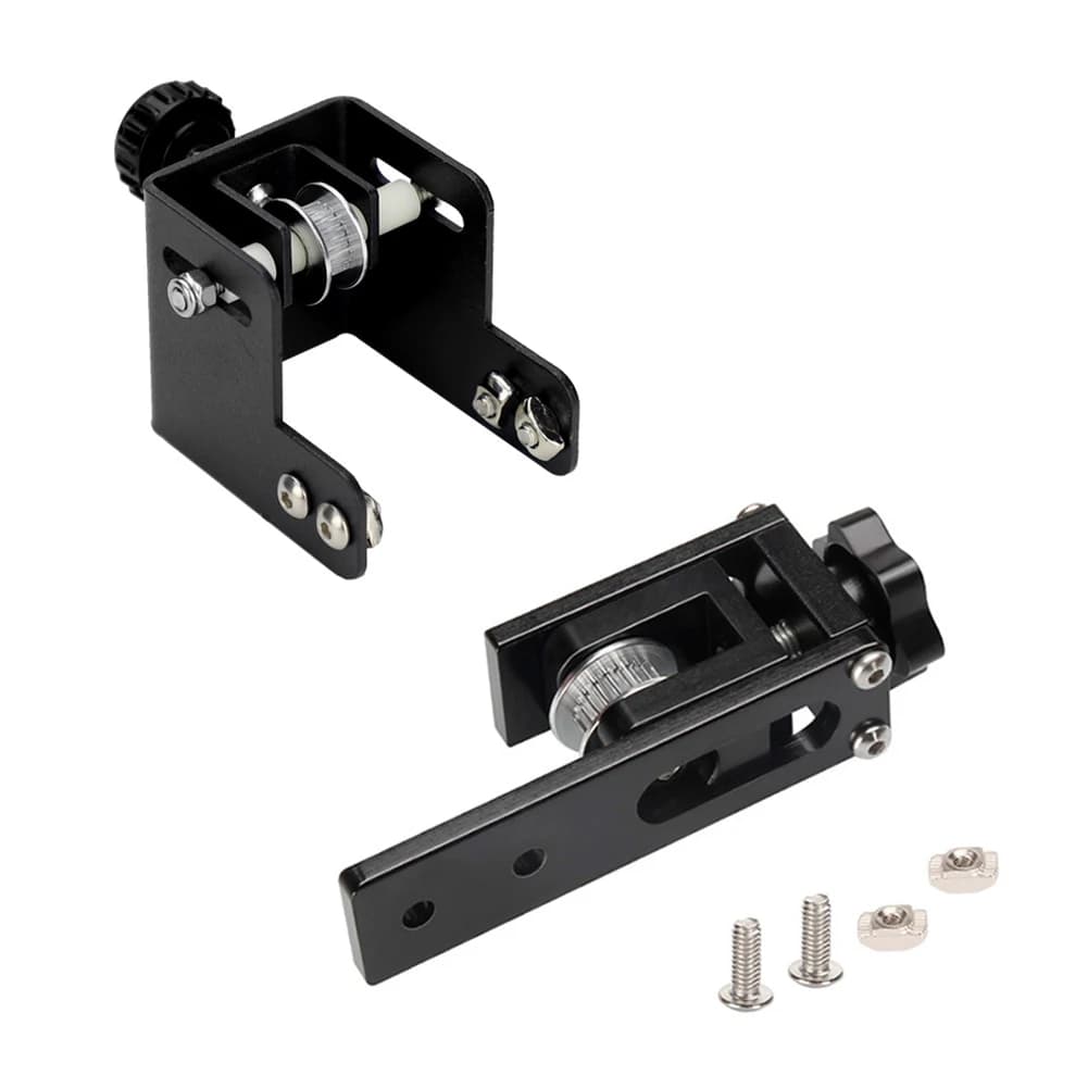 For For Ender 3 For CR-10 X Y Synchronous Belt Tensioner Stretch Straighten Adjuster Aluminum Alloy Upgrade Part For 3D Printer