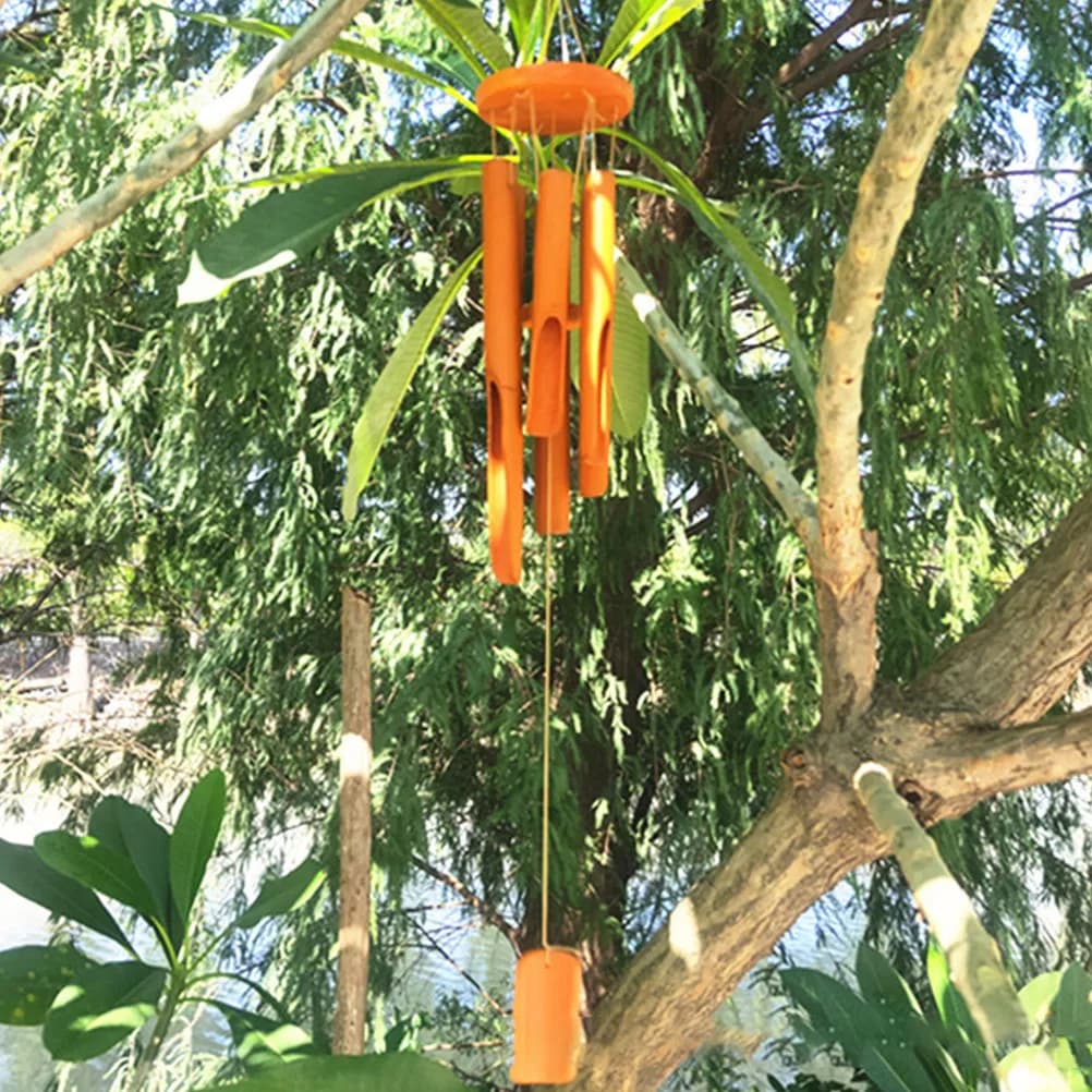 Bamboo Wind Chime Windchime Decoration Patio Wind Chime Craft For Outdoor Garden Patio Home Decoration Zen Meditation Handicraft