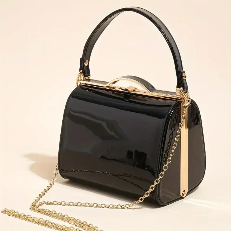 Simple Fashion Leather Handbag Women Crossbody Shoulder Purse Casual Tote Bag for Daily Commuter