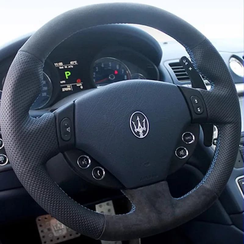 For Maserati Old Ghibli Levante GranTurismo Quattroporte Cover for cars in real leather suede hand sewn