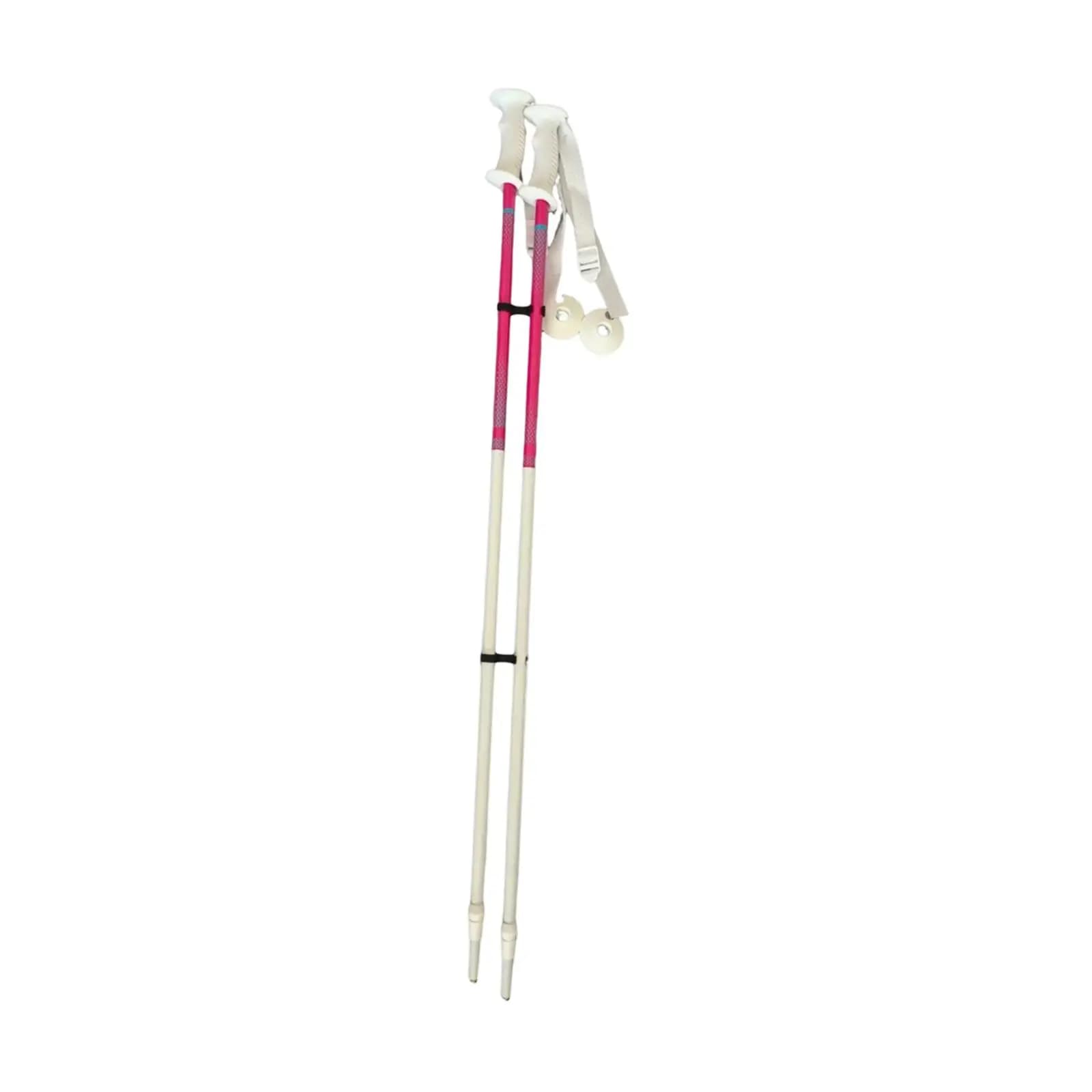 Multi-functional Trekking Stick with Rubber Tips Ski Sticks Climbing Sticks for Kids Mountaineering