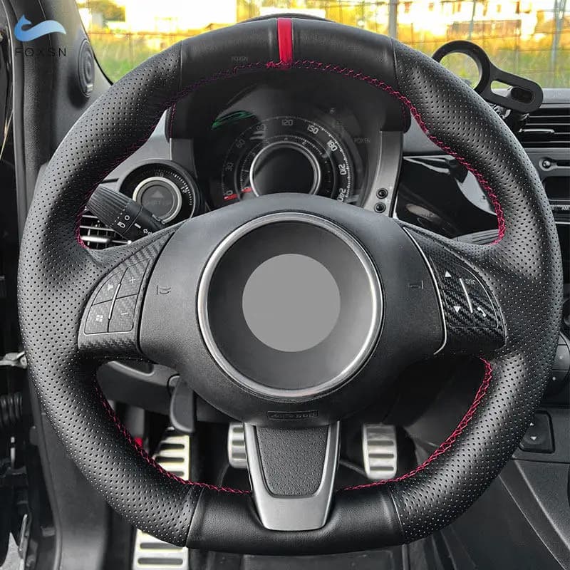 Car accessories Leather cover for Fiat 500 500C (GQ/S) 2013 2014 2015 For Abarth 500C 595 595C 2009-2016