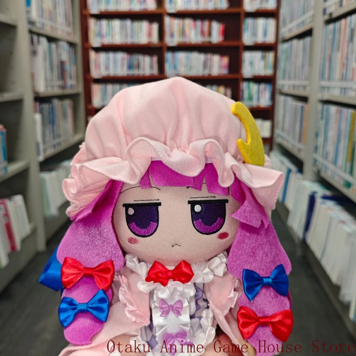 20cm Touhou Project Patchouli Knowledge Kawaii Fumo Plush Doll Anime Stuffed Toys Cosplay Toy Cotton Figure Birthday Gift Xmas