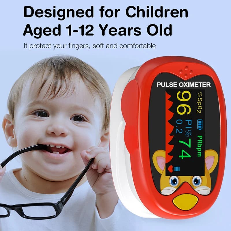 Oxygen Digital Monitor for Oxygen in Blood and Pulsoxmeter for Home Use