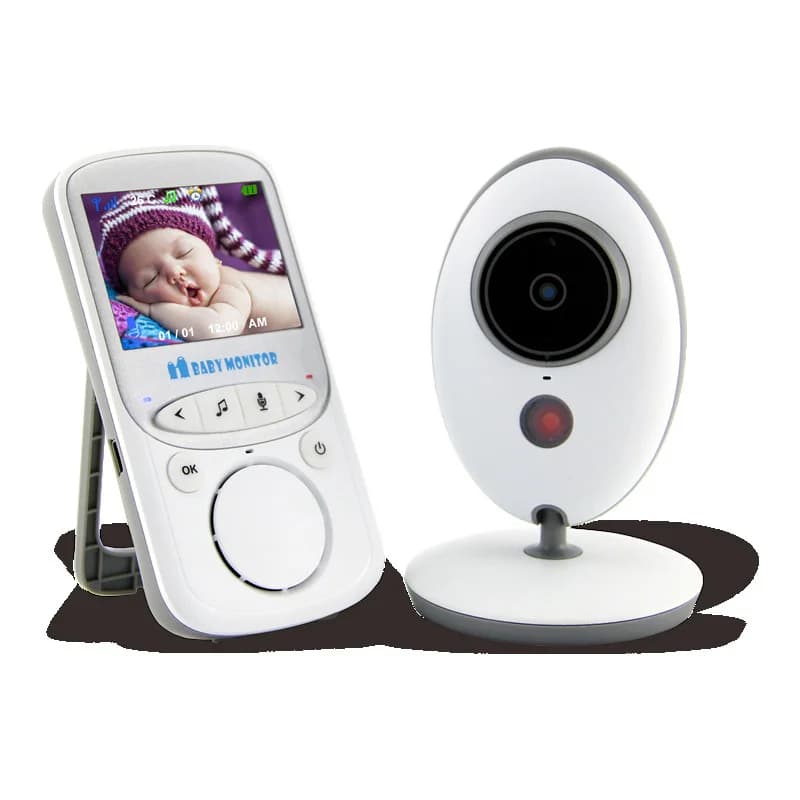 Interfono Vocale Bidirezionale con Visione Notturna a Infrarossi Automatica, Monitor Wireless per Bambini VB605 per Casa e Interni