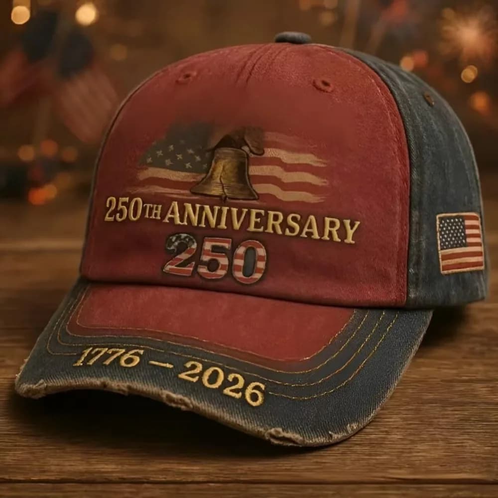 Cappello da baseball patriottico per il 250° anniversario degli Stati Uniti, cappello per l'indipendenza americana, stile vintage regolabile - Regalo perfetto per i patrioti, H
