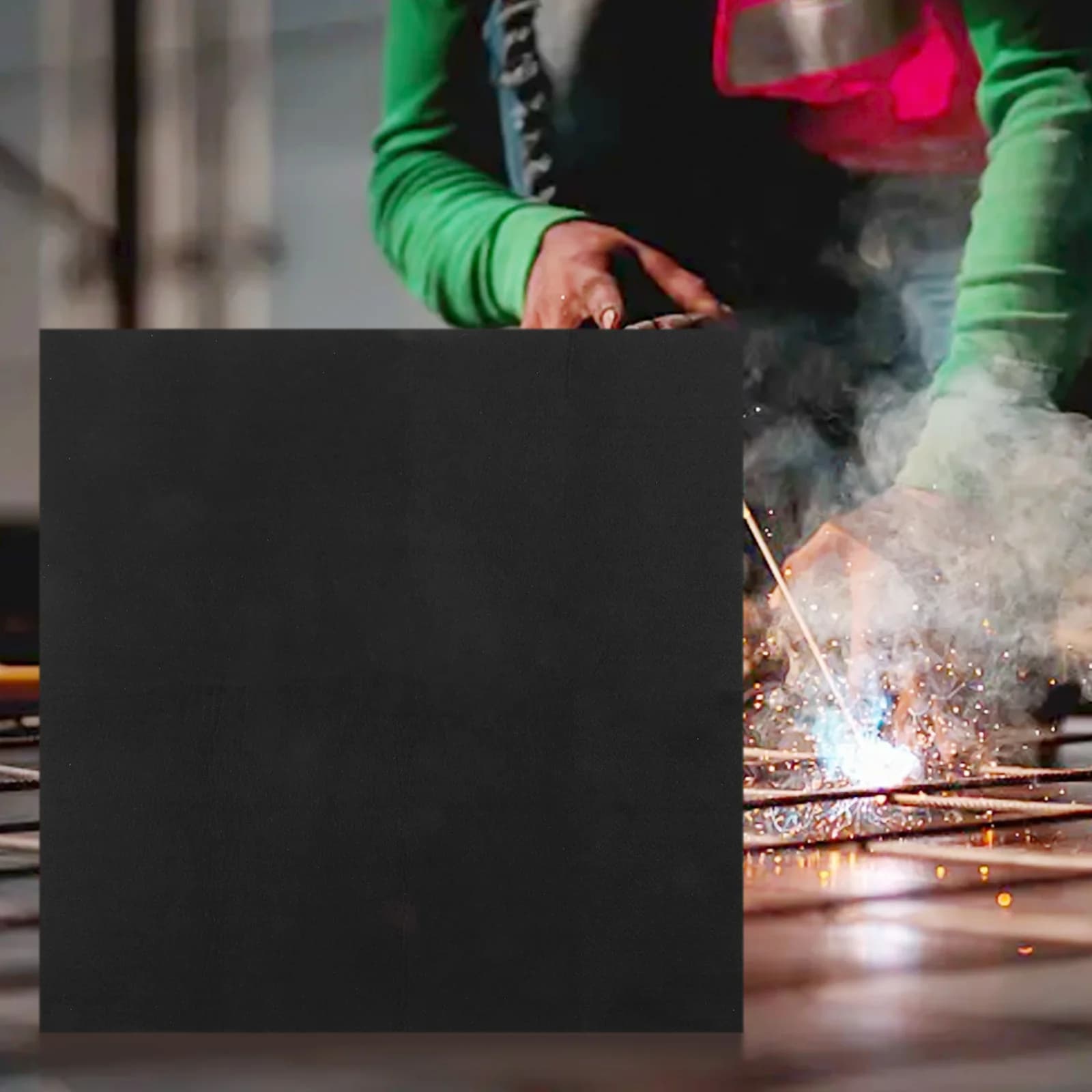 Heat Resistant Blanket Thermal Barrier Blanket Welding Operations 1800 C Thermal Resistance Flexible Carbon Fiber Blanket