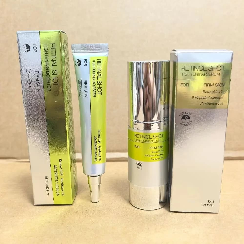 Korean Skincare Retinol Shot Tightening Eye Cream Moisturizing Brighten Wrinkle Remover Firm Skin Firming Brighten Skin Care