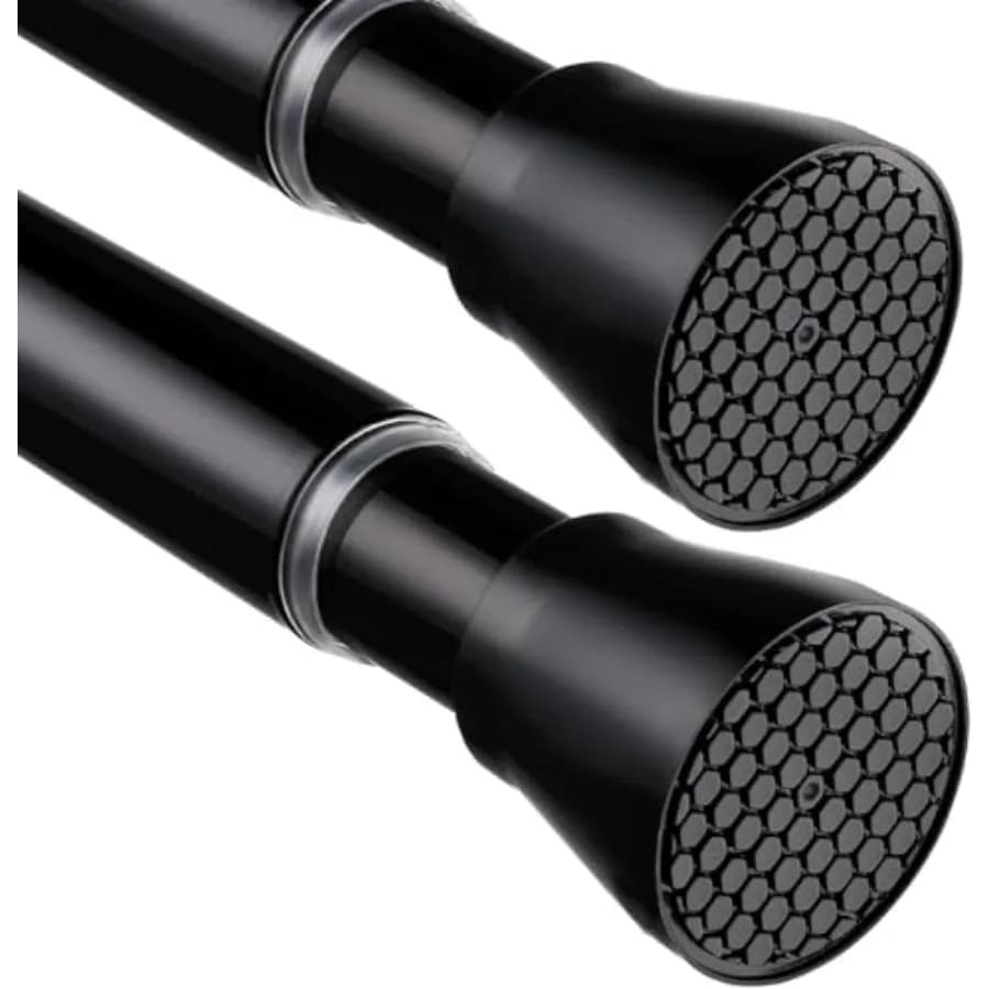 Asta per Tenda Doccia da 5 a 77 Pollici, Aste a Molla per Bagno, Senza Foratura, per Finestre, Porte, Armadi, Cucina