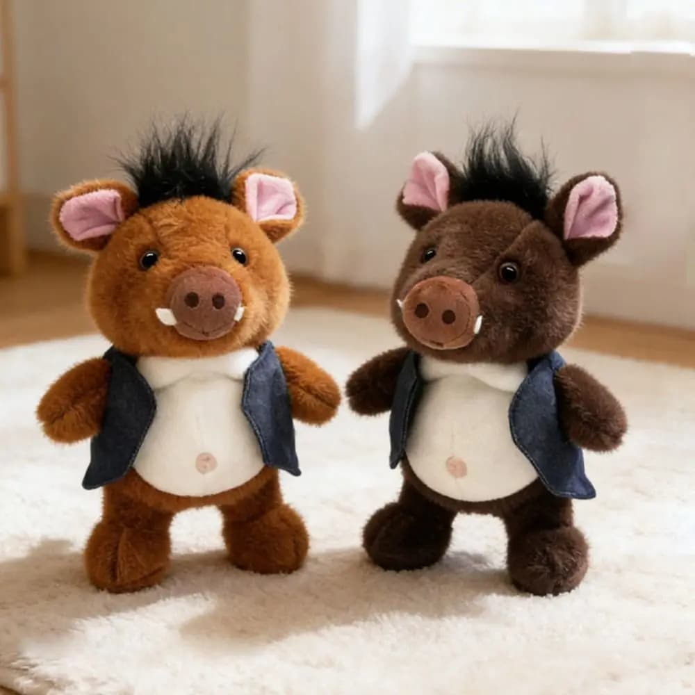 Morbido Peluche a Forma di Maiale, Cuscino con Motivo di Maiale Carino, Peluche da 12,2 Pollici, Giocattoli di Supporto Emotivo