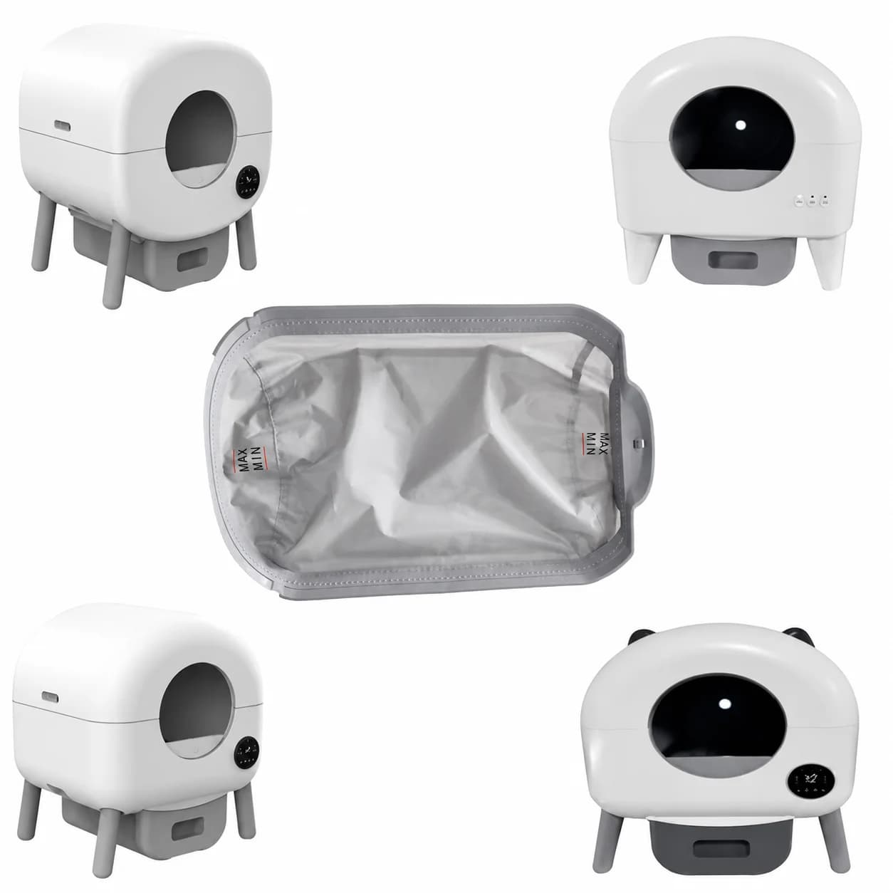 Smart Cat Litter Box Accessories Waterproof Pad Soft Fabric Basin Soft Mat Removable Liner For Automatic Cat Litter Box