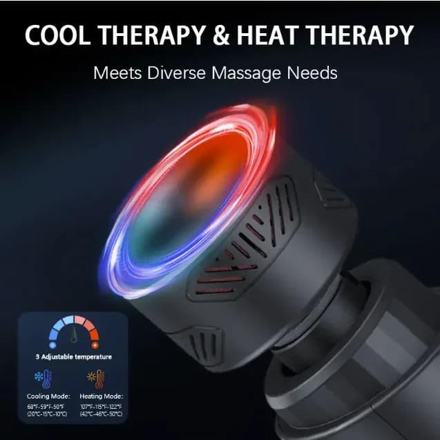 -Pistola for portable massage with thermal and cold therapy Massage gun for deep tissue massager Professional electric massager for athletes