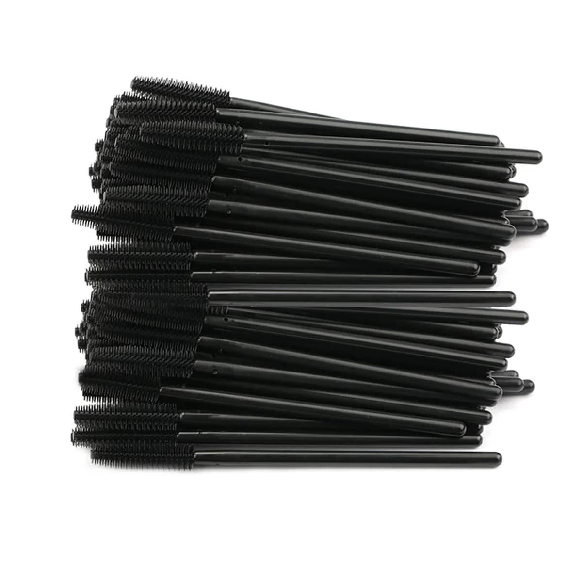 100 Pieces Silicone Eyelash Brushes, Mascara Applications, Eyelash Extension Tools, Cosmetic Brushes, Makeup Accessories