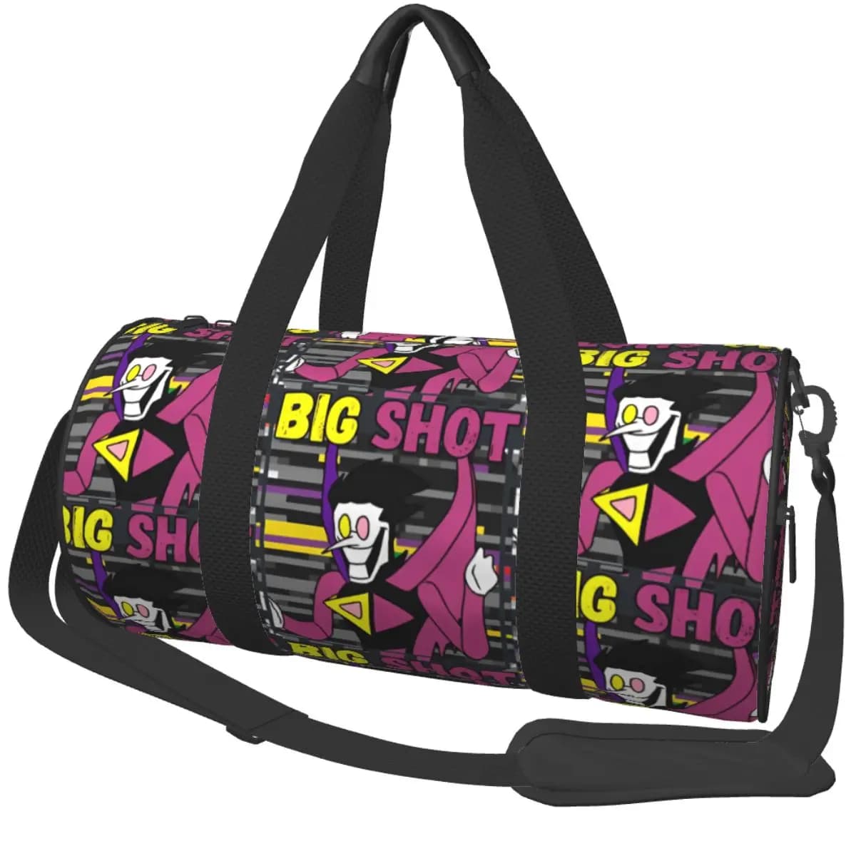 Borsa da palestra Deltarune Spamton Borsa sportiva per cartoni animati comici con scarpe Borsa da fitness per nuoto con grafica stampata impermeabile da uomo
