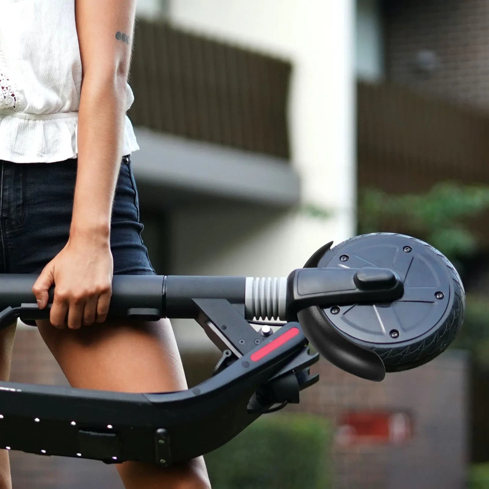Scooter Mudguard Replacement Part Mudguard Support Rack Sturdy Easy Installation Prevent Damage for Electric Scooter M365