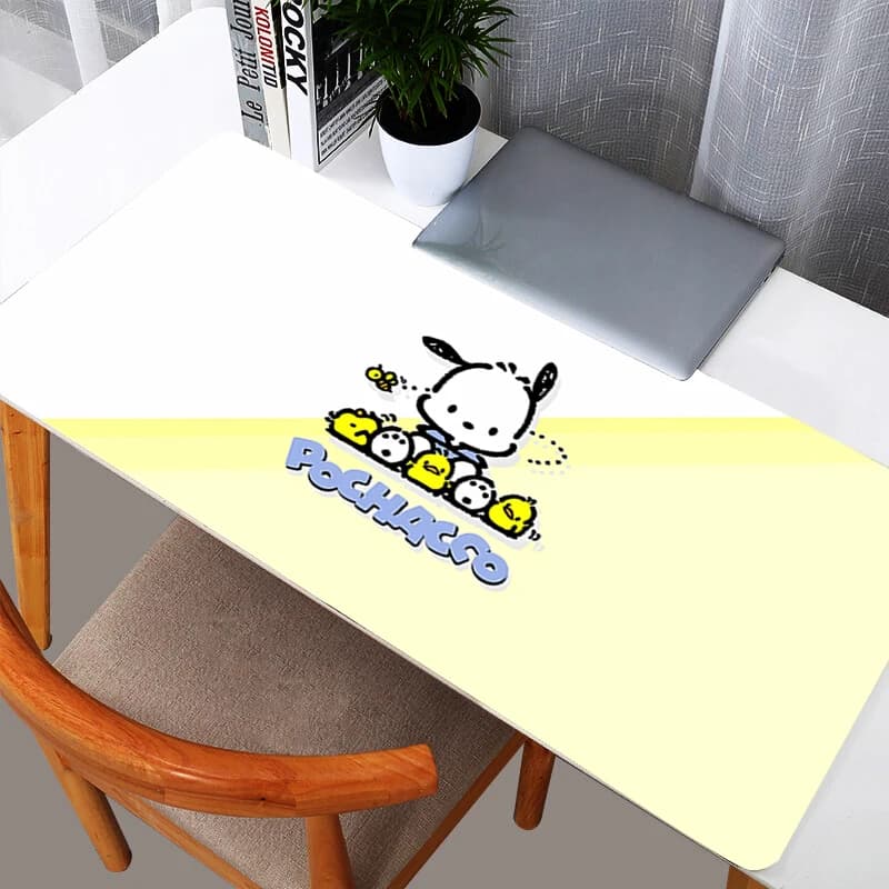Tappetino per mouse Pochacco, accessori da gioco anime, tappetino da scrivania per tastiera Varmilo, tappetino per mouse resistente per gamer, tappetini per mouse