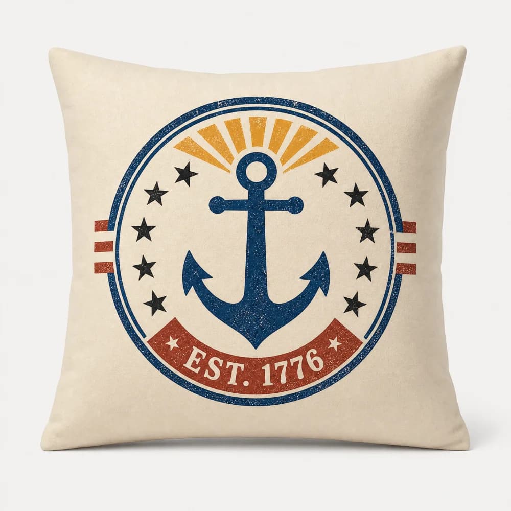 Independence Day Decorative Cushion Cover Patriotic Pillowcase Home Decor Living Room Sofa Decor
