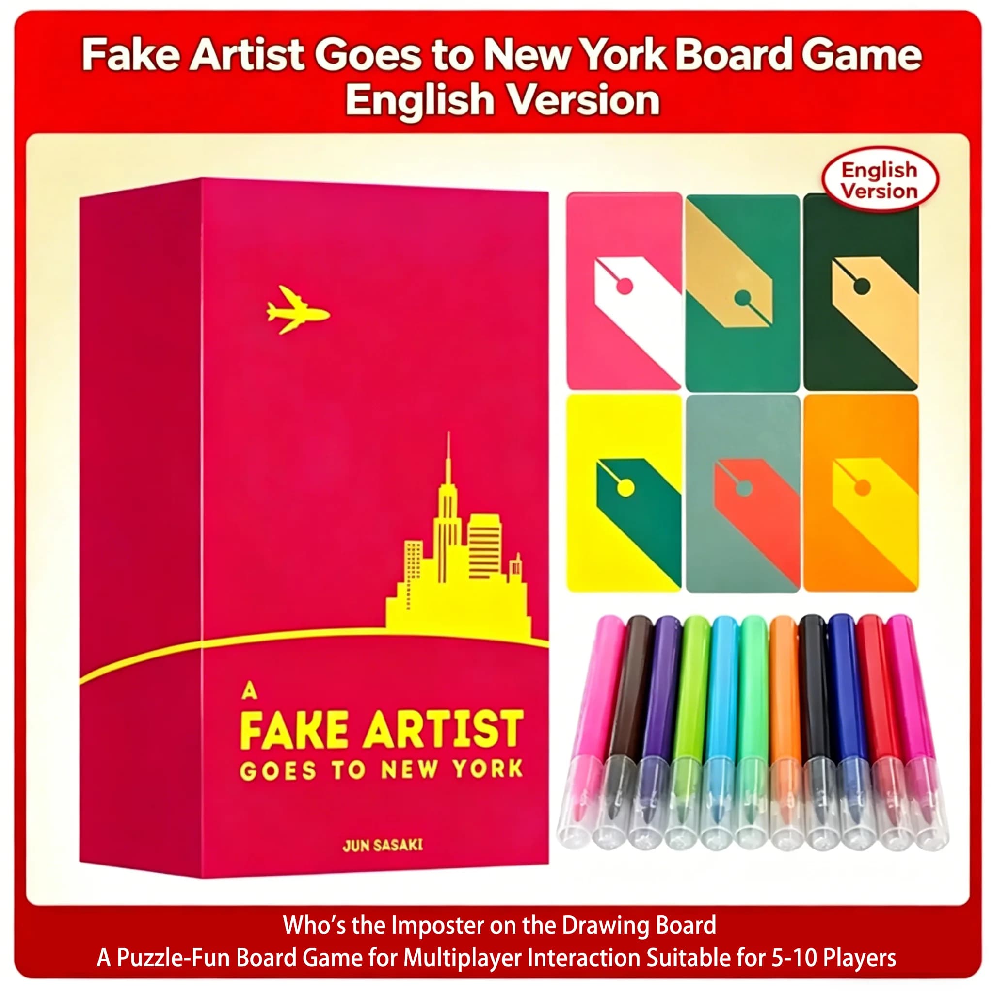 A Fake Artist Goes to New York – Un gioco di carte sociale creativo e dinamico
