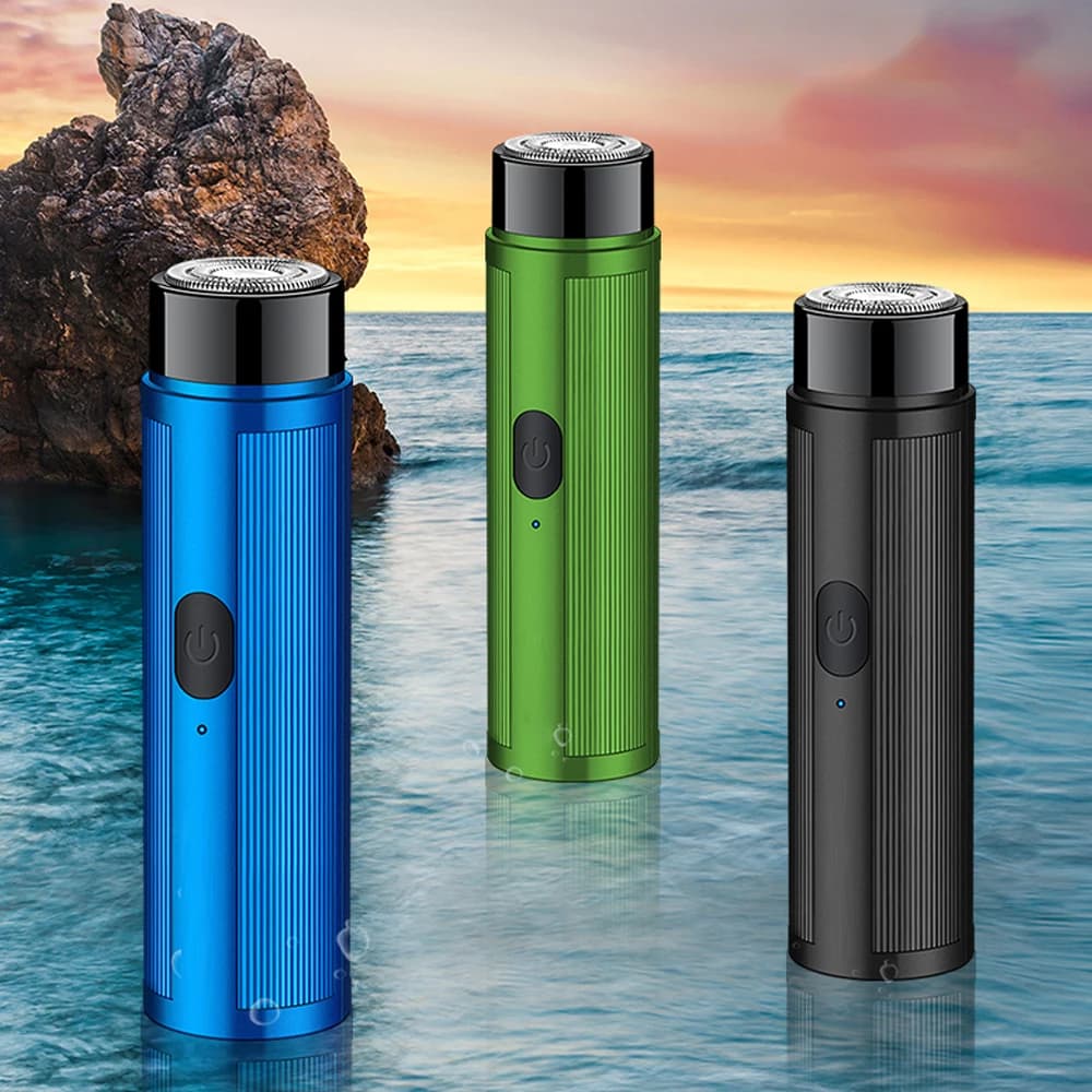 Mini Electric Shaver for Men Portable Electric Razor Beard Knife USB Charging Men's Face Beard Shaver Body Razor Hair Removal