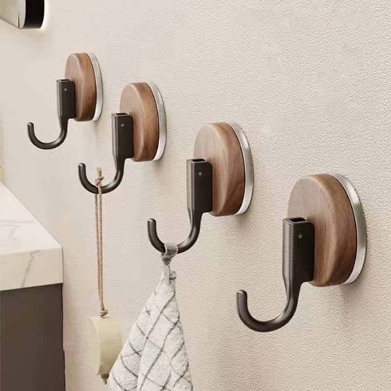 1pc/2pcs Durable Adhesive Single Hook Drill-free Suction Cup Hooks / Traceless Hooks Vacuum Adhesive Hooks Kitchens Bathrooms