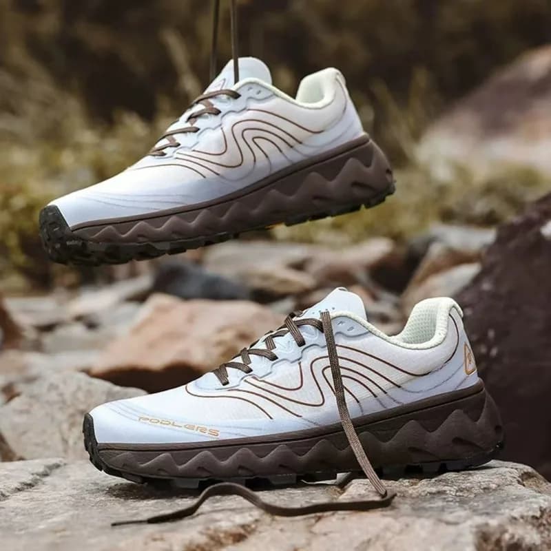 Spring 2026 Outdoor Sport Shoes Couples Luxury Brand Trail Running Shoes Men Womne Black Gray Sports and Leisure ShoeWide Feet