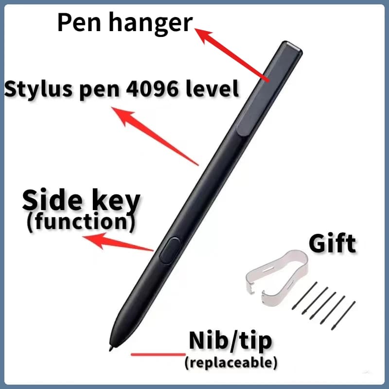 Stilo per Boox Nova Air 2 3 Max Lumi e Tablet Note Air 3 X2 Pro Stilo con penna elettromagnetica passiva a 4096 livelli