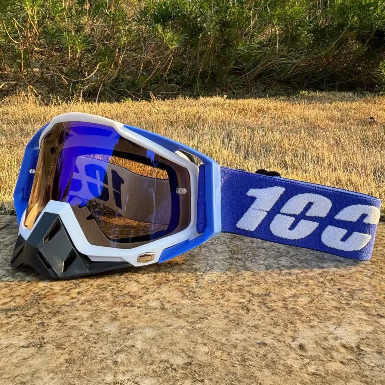 100 Motorcycle Glasses Cross Glasses MX Helmet Moto Dirt Bike ATV Skiing Outdoor Sports Glass Scooter Googles Cycling Mask