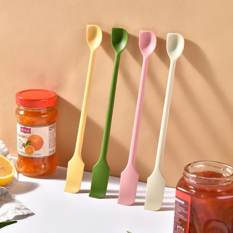 Raschietto in silicone per pasticceria da cucina, forniture per la cottura, cucchiaio per marmellata, spatola per torta