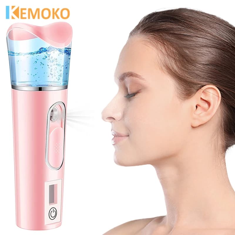 Nano Spray Umidificatore a vapore facciale Mini palmare portatile Spruzzatore di nebbia Strumento d'acqua Umidificatore per idratazione Regalo per la cura della pelle