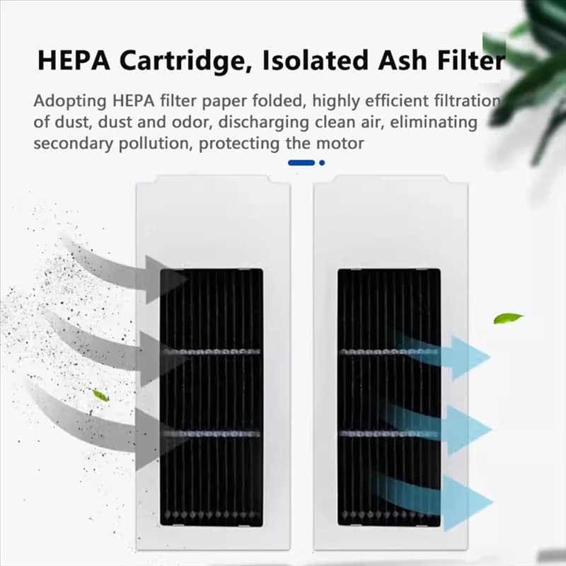 -A02R 12PCS For Ecovacs DEEBOT X5 PRO X5 MAX/X5 Robot Vacuum Cleaner Mop Powder Bag Hepa Filter Cloth Parts