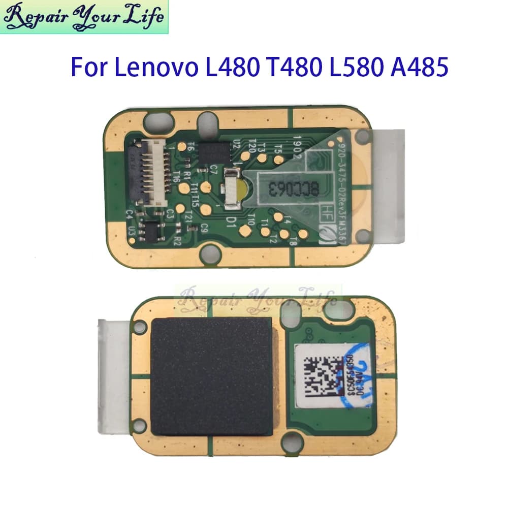 Scheda lettore di impronte digitali per Lenovo Thinkpad T480 T480S L480 L580 T580 P52 A485 Notebook Modulo di impronte digitali 01LW329 SC50F54350