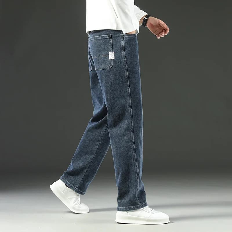 2025 Nuovo stile Y2 Primavera e autunno Jeans larghi da uomo Baggy Dritto Gamba larga Pantaloni casual da lavoro Abbigliamento da uomo di marca