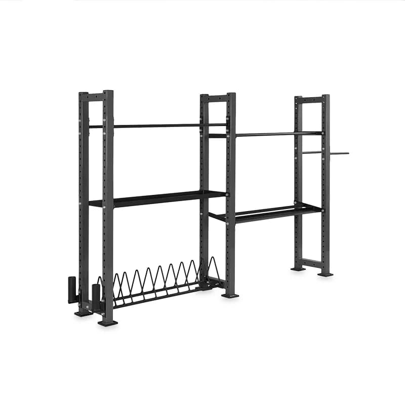 High Quality Helfit Multi-Function Commercial Steel Fitness Benches & Racks for Kettlebell Dumbbell & Plate Storage