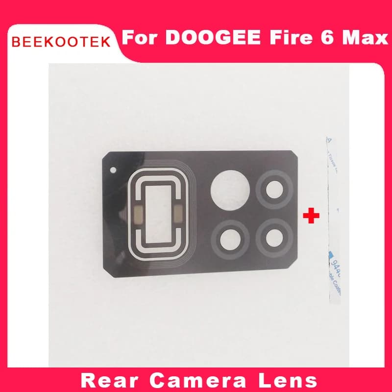 DOOGEE Fire 6 Max Goal New Original Camera Goal Phone Rear Cellular Camera Goal Rear Glass Cover For DOOGEE Fire 6 Max Smart Phone