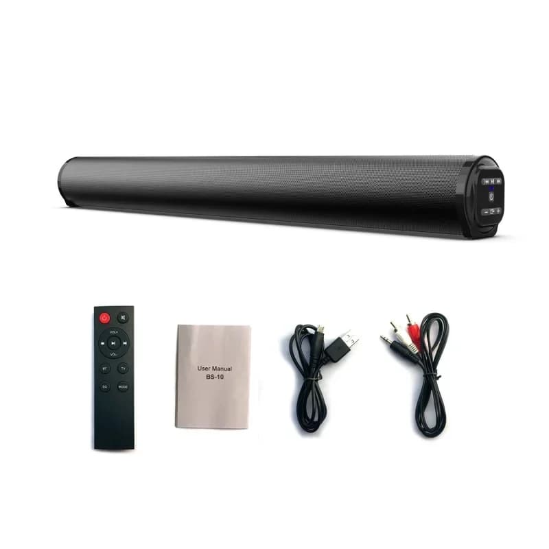 Soundbar Altoparlante Bluetooth Desktop Home TV Outdoor Super Power Sound TV Proiettore Subwoofer Sound Bar portatile BS-10