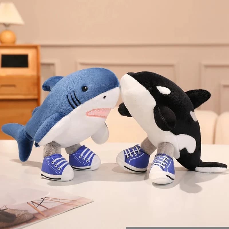 CuteItalian Brainrot Animali Tralalero Tralala Squalo Peluche Del Fumetto Ai Farcito Bambola Ciondolo Creativo Arredamento Della Camera Regali Per Bambini