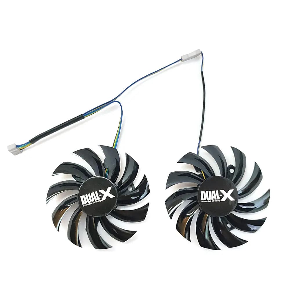 Nuovo 1 lotto 75MM 4PIN FD7010H12S T128010SH HD7850 ventola GPU, per Sapphire Dual-X HD 6930 7850 GTX 550 750 770Ti ventola di raffreddamento della scheda Video