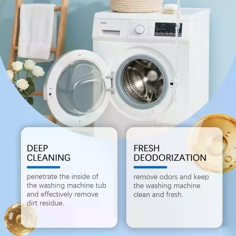 Powerful Widths for Washing Machine - Deep Cleaning of the Basket, Remove of Muffa, Calcare and Odori, Decalcifying for All Load Washing Machines from the High/from the Front