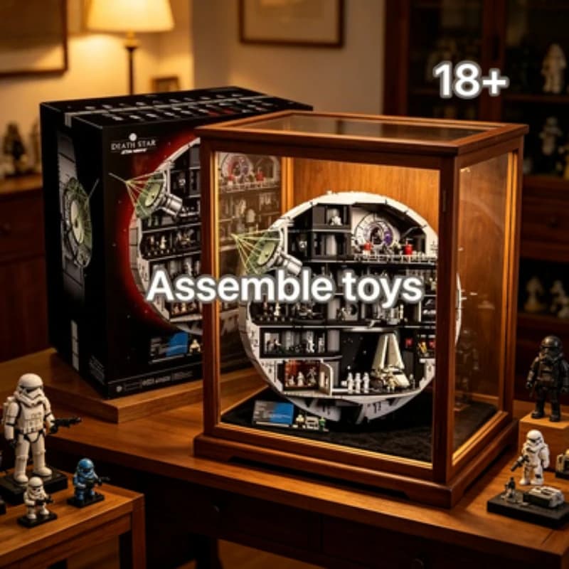 75419 Bandai 9023 pz. Kit di Costruzione UCS Death Star Mattoncini MOC Decorazione per Interni Regalo Compatibile con Mattoncini LEGO